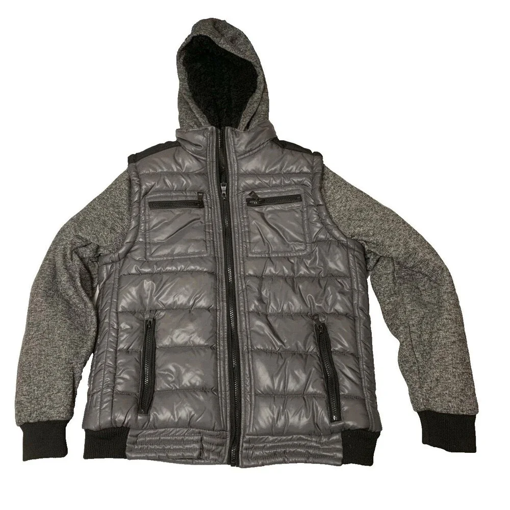 NWT URBAN REPUBLIC BOYS HOODED VEST JACKET SIZE XL 18/20